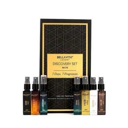 🎉BellaVita Luxury's Discovery Gift Set for Men | 7x8 ml Micro Perfumes