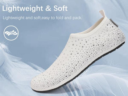Women Barefoot Aqua Water Shoes Non Slip Beach Swim Surf Yoga Indoor Outdoor Travel House Slippers