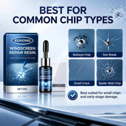 ❤️Windshield Repair Kit – Clear Glass Chip & Crack Repair