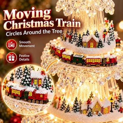 ❤️Magical Musical Christmas Tree with Train