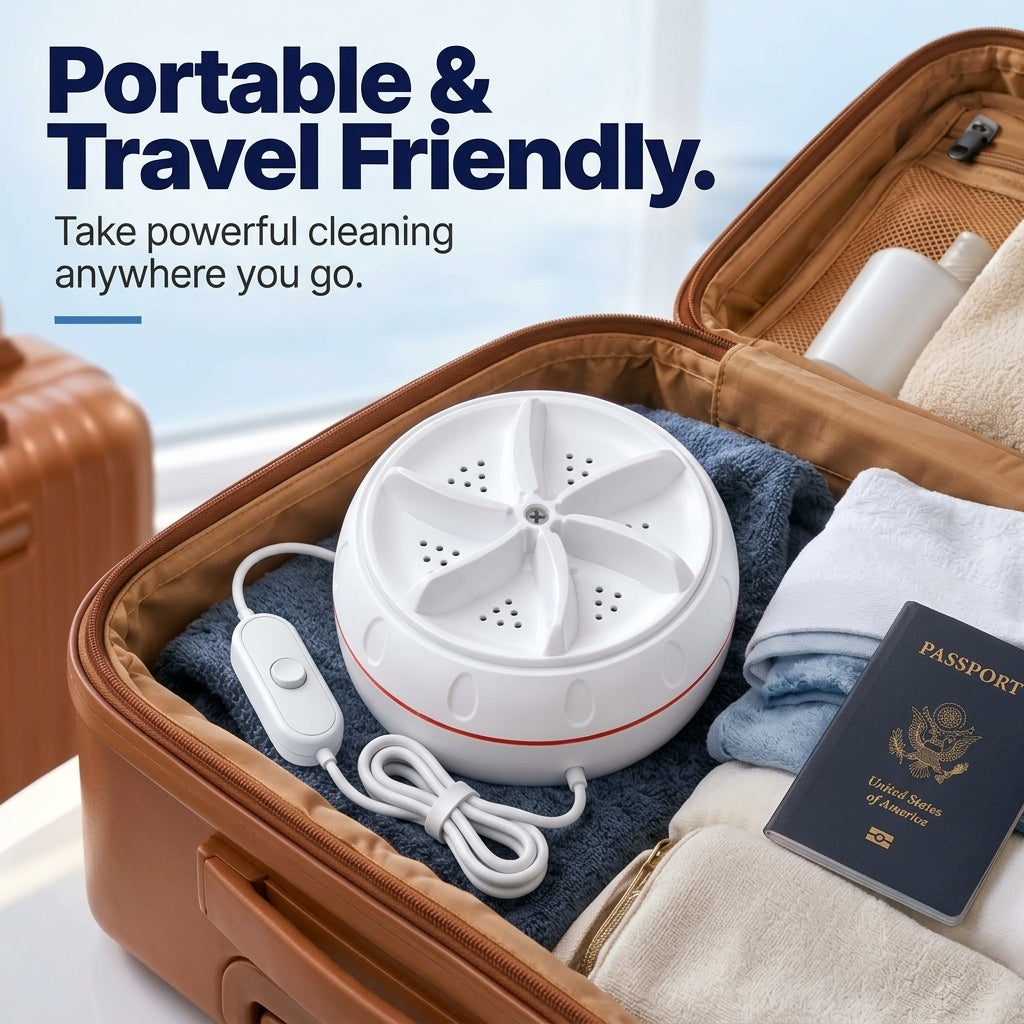 🎉Portable Wireless Ultrasonic Washing Machine