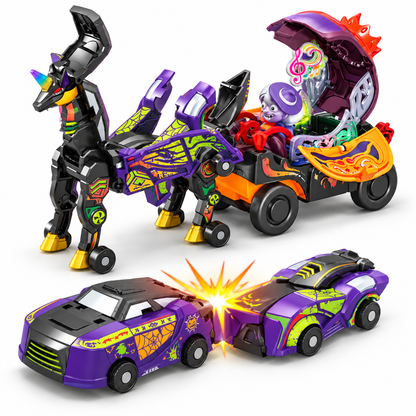 ✨2-in-1 Magnetic Transforming Dragon Car Toy🚗