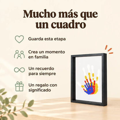 🎁Family Fingerprint Art Kit – DIY Family Keepsake Canvas Set