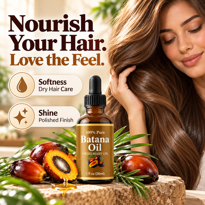 ❤️ 100% Pure Batana Hair Oil – Nourish, Strengthen & Shine | 1 Fl Oz