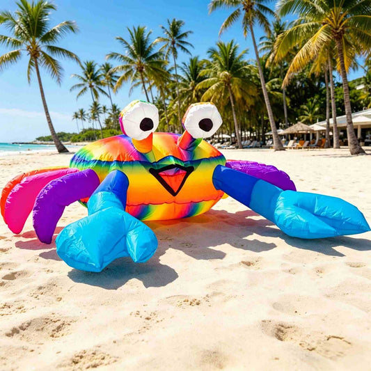Crab kite on the ground