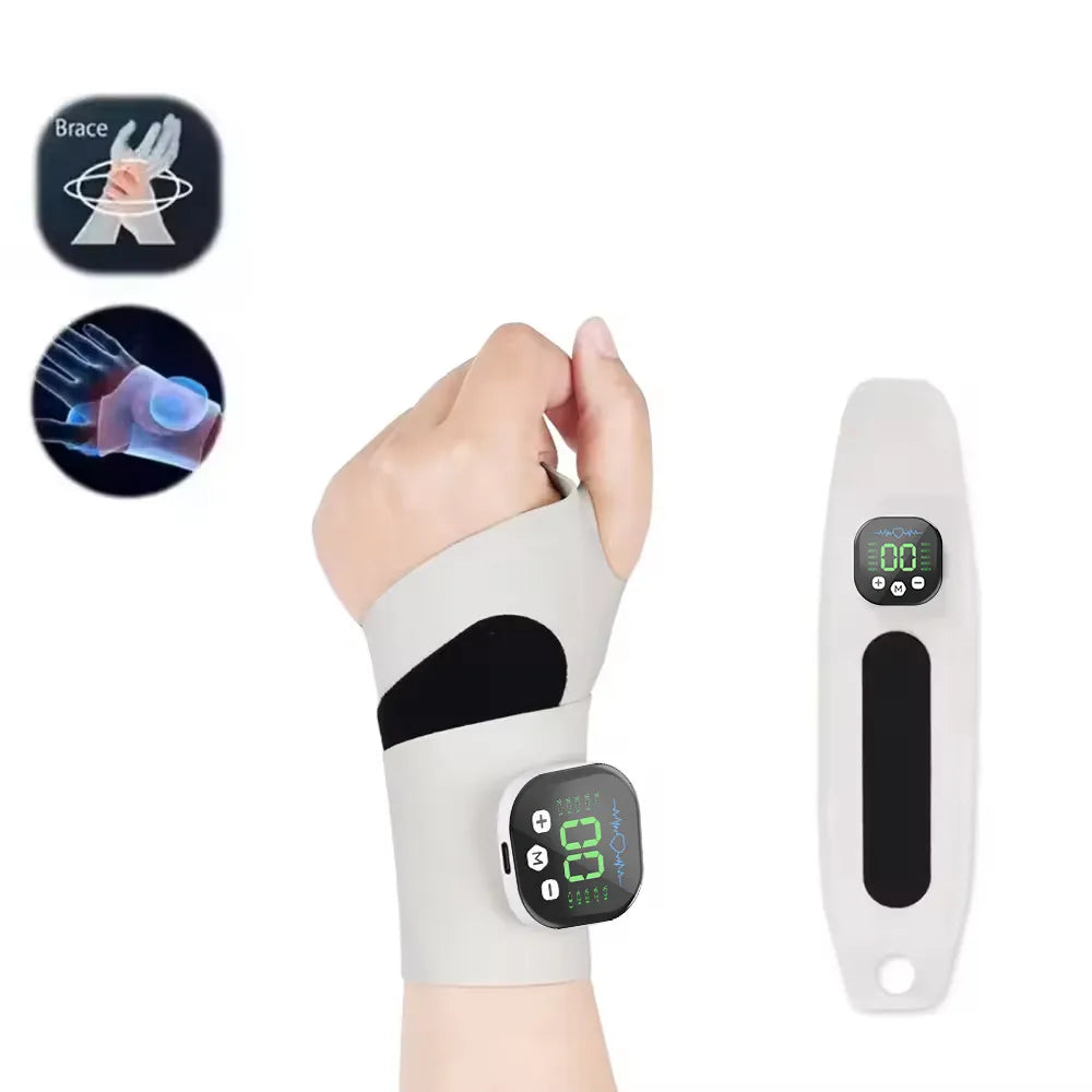 🎁Rechargeable Electric Wrist Massager – Adjustable Wrist Support