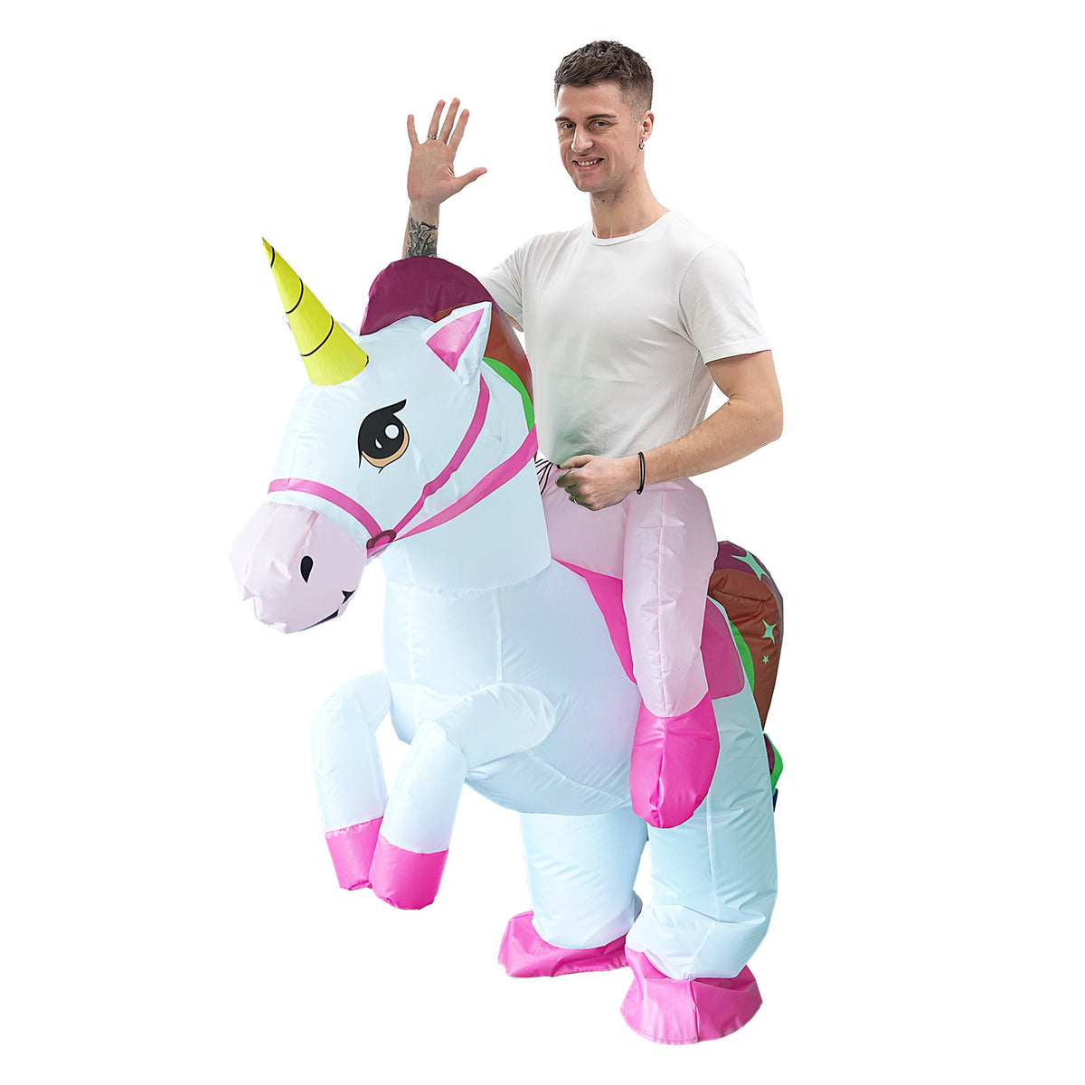 🔥Inflatable Rainbow Unicorn Costume