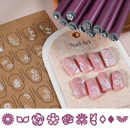 🔥 Nail Art Stamp Pen