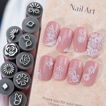 🔥 Nail Art Stamp Pen