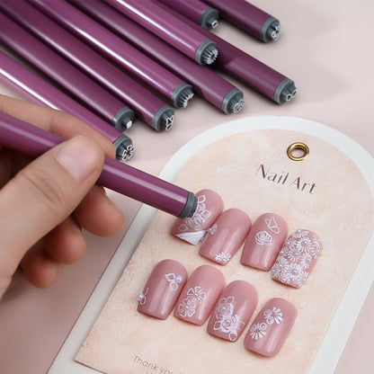 🔥 Nail Art Stamp Pen