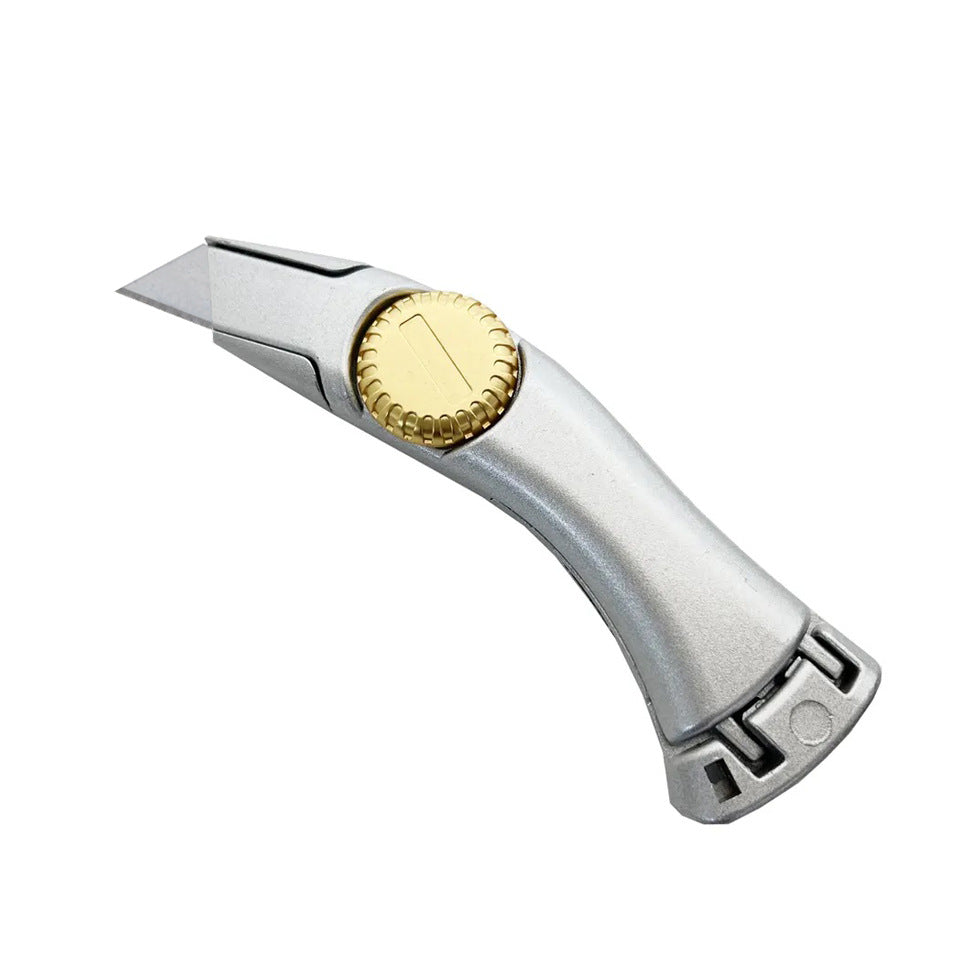 🏠 GripX Pro Heavy Duty Utility Knife – Ergonomic Aluminum, for Roofers & Construction