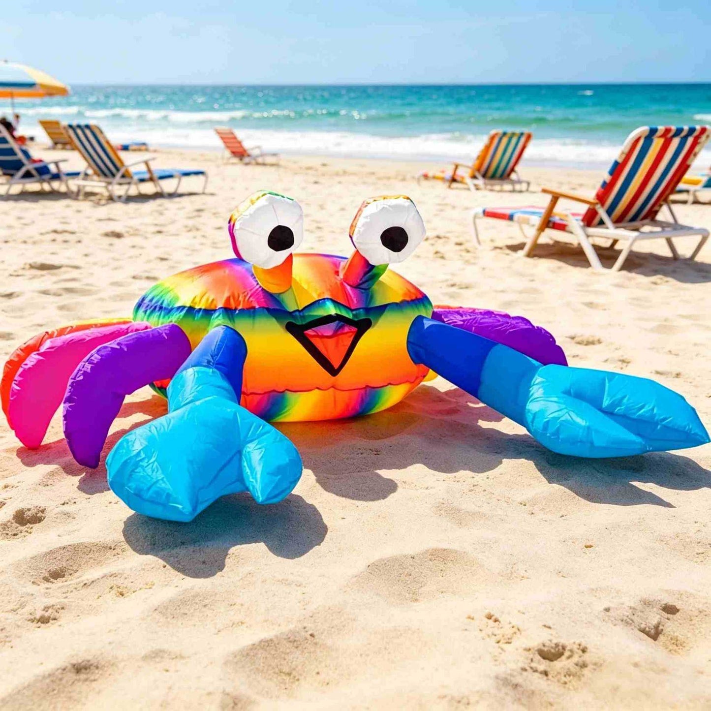 Crab kite on the ground