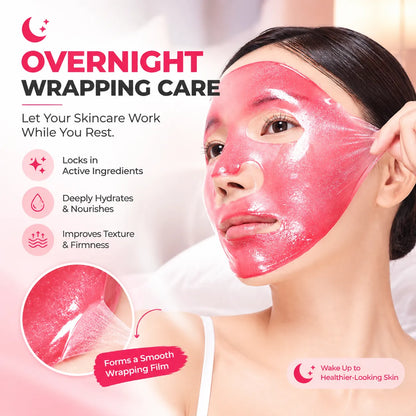 🎁Triple Brightening Overnight Wrapping Mask – TXA, Astaxanthin & Niacinamide Hydrating Peel-Off Face Mask, 80ml