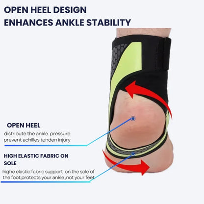 🎁Unisex Lightweight Sports Ankle Brace With Side Stabilizers
