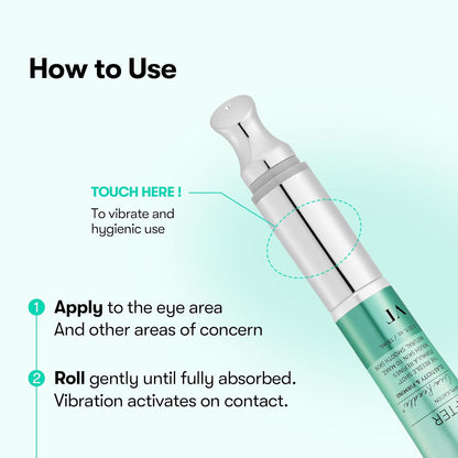 🔥PDRN Reedle Shot Eye Lifter- Micro Vibrations , 4D tightening effects for Puffy Eyes, Dark Circles & Under Eye Bags