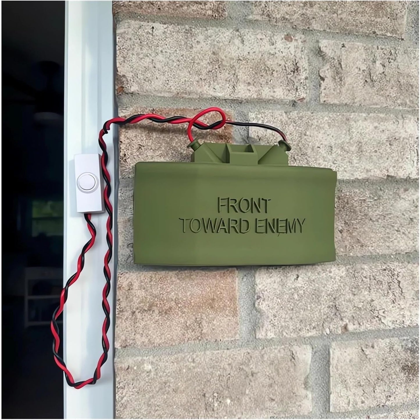 🔥LAST DAY 49% OFF - 🎖️Classic Military Theme Door Sign Doorbell Cover Prank