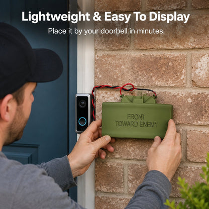 🔥LAST DAY 49% OFF - 🎖️Classic Military Theme Door Sign Doorbell Cover Prank
