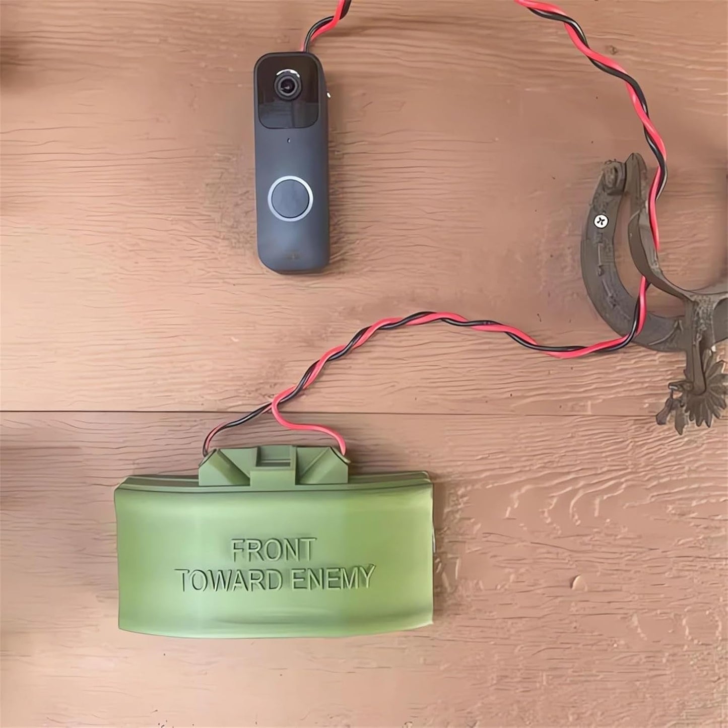 🔥LAST DAY 49% OFF - 🎖️Classic Military Theme Door Sign Doorbell Cover Prank