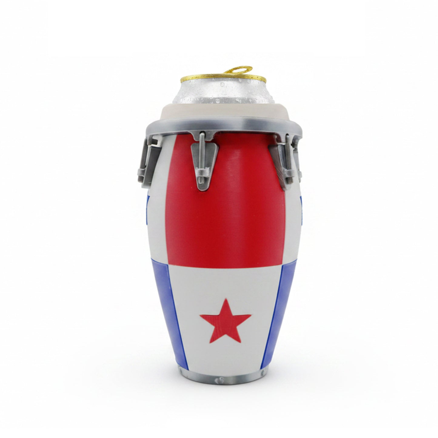 Conga Style Can Holder – 3D Printed 12oz Can Stand, Portable Drink Carrier