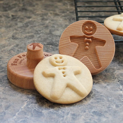 🔥Wood Cookie Stamp, 2.5 Inch
