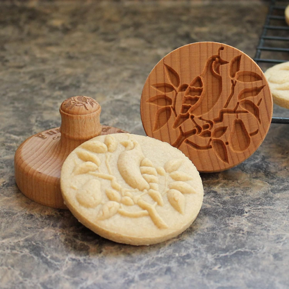 🔥Wood Cookie Stamp, 2.5 Inch