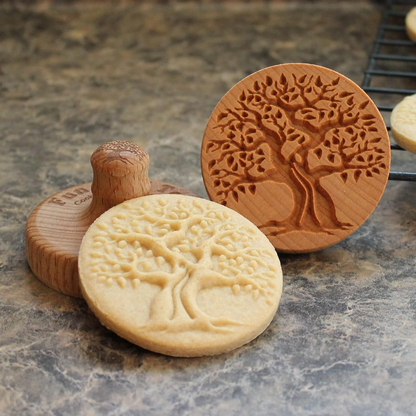 🔥Wood Cookie Stamp, 2.5 Inch