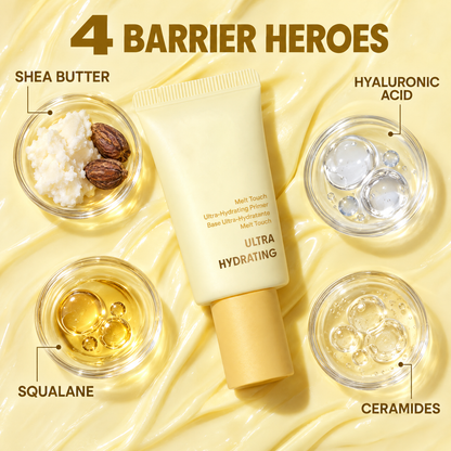✨Melt Touch Ultra-Hydrating Primer – 3-in-1 Skincare-First Makeup Base