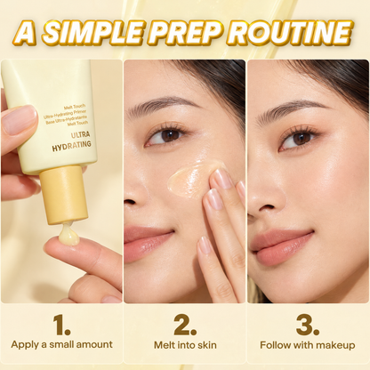 ✨Melt Touch Ultra-Hydrating Primer – 3-in-1 Skincare-First Makeup Base
