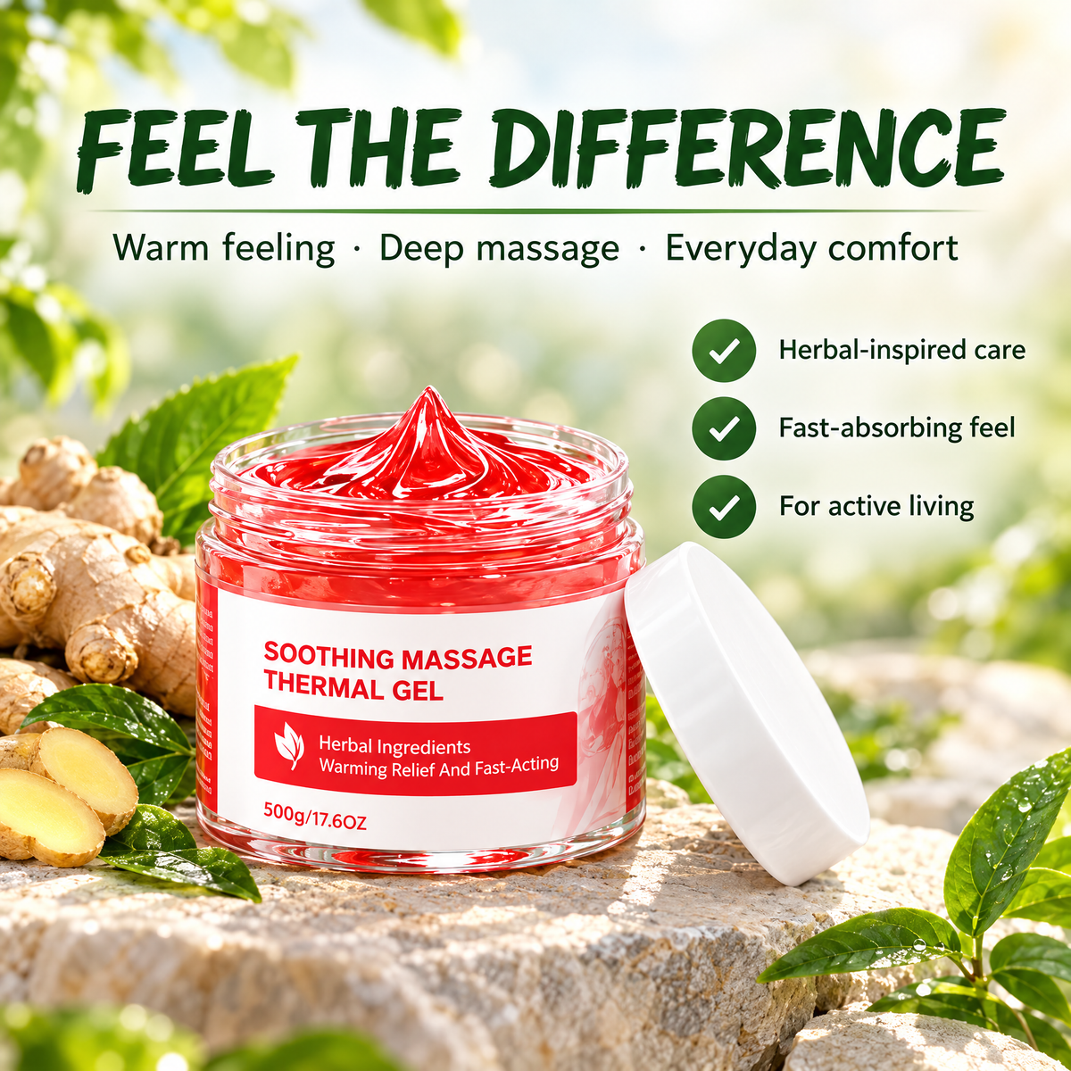 ✨Warming Joint Massage Gel – Herbal Comfort Care for Knees, Shoulders & More