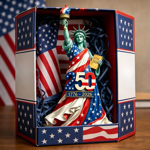 🔥Limited-time promotion🔥Handmade USA 250th Anniversary Statue of Liberty Figurine