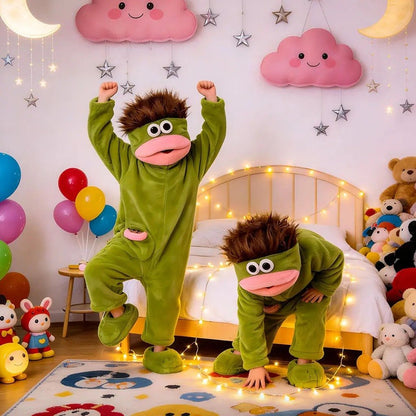 Funny Adult Onesie Pajamas. Soft Fleece Loungewear with Playful Design. Unisex Oversized Fit