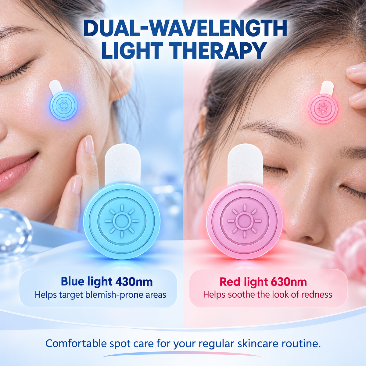 🔥Red Light Therapy Patches 6‑Pack, Reusable for Skin Blemish