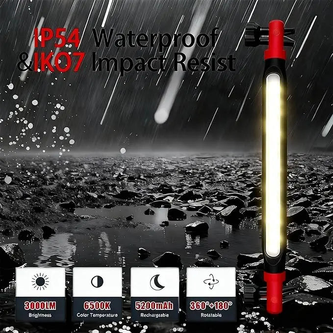Father's Day Promotion SAVE 30%🔥3000LM Rechargeable Magnetic LED Work Light Bar