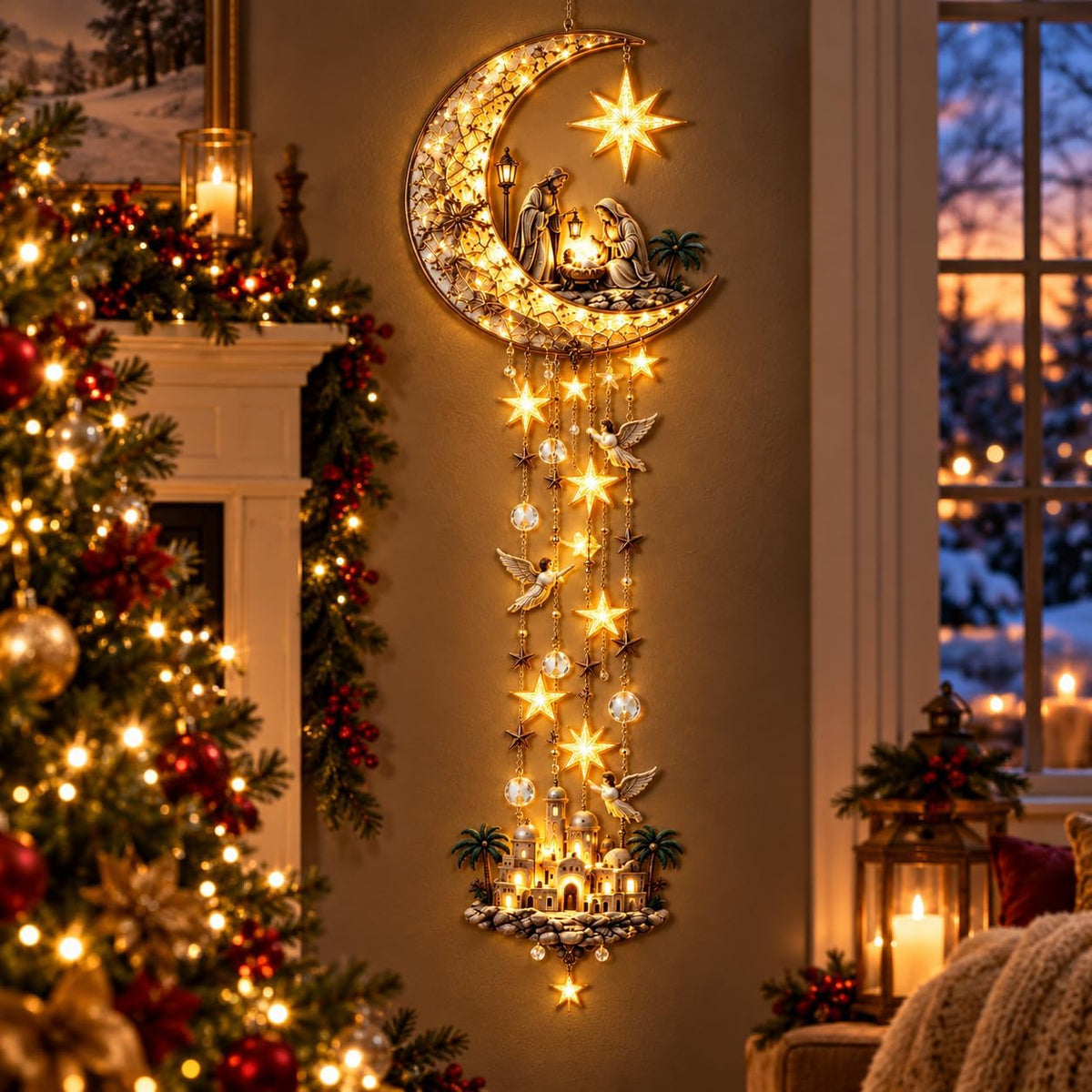 ⭐2026 The Newest Christmas Style – LED Christmas Wall Light