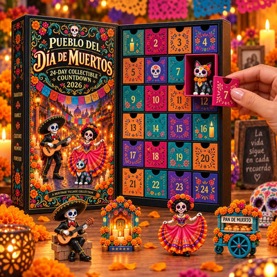 🎁Day of the Dead 2026 24-Day Miniature Village Countdown Calendar
