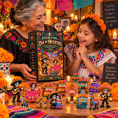 🎁Day of the Dead 2026 24-Day Miniature Village Countdown Calendar