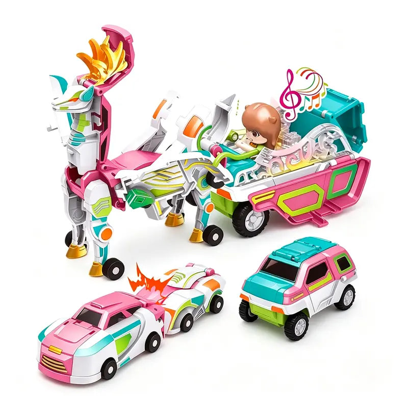 ✨2-in-1 Magnetic Transforming Dragon Car Toy🚗