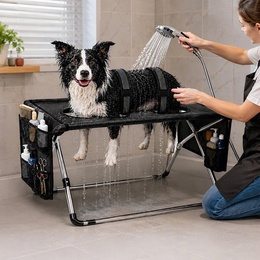 🐾 Stress-Free Pet Grooming — 2-in-1 Grooming Hammock