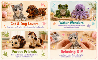 2026 Tiny 3D Beaded Animal DIY Kit