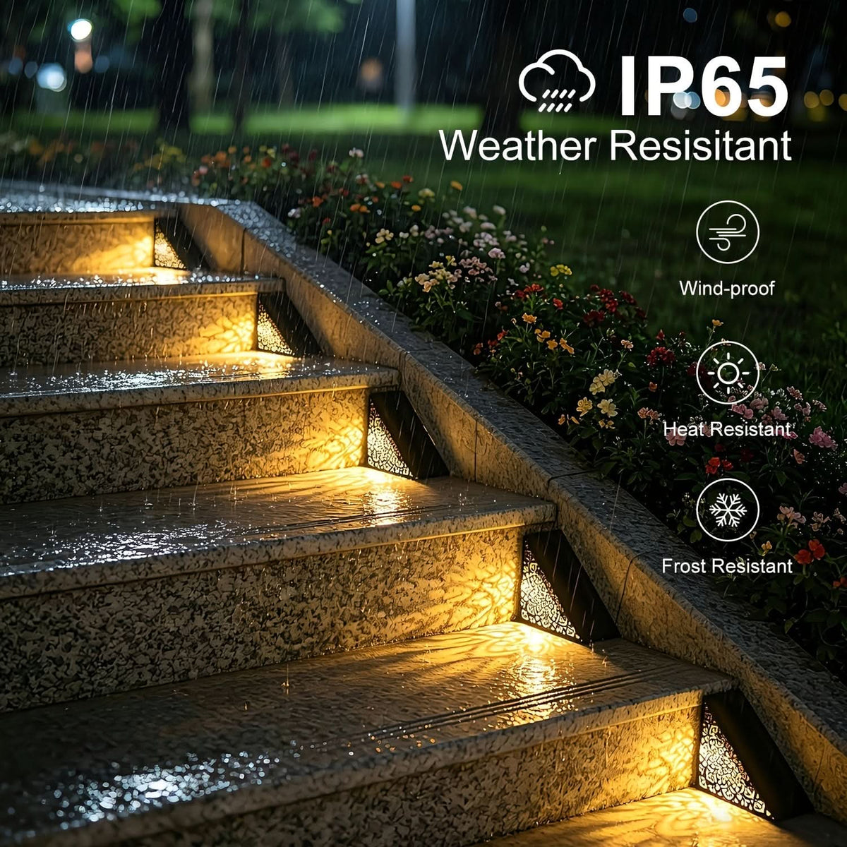 🎉Stepora - Solar Metal Outdoor Step Lights