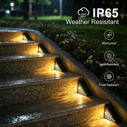 🎉Stepora - Solar Metal Outdoor Step Lights