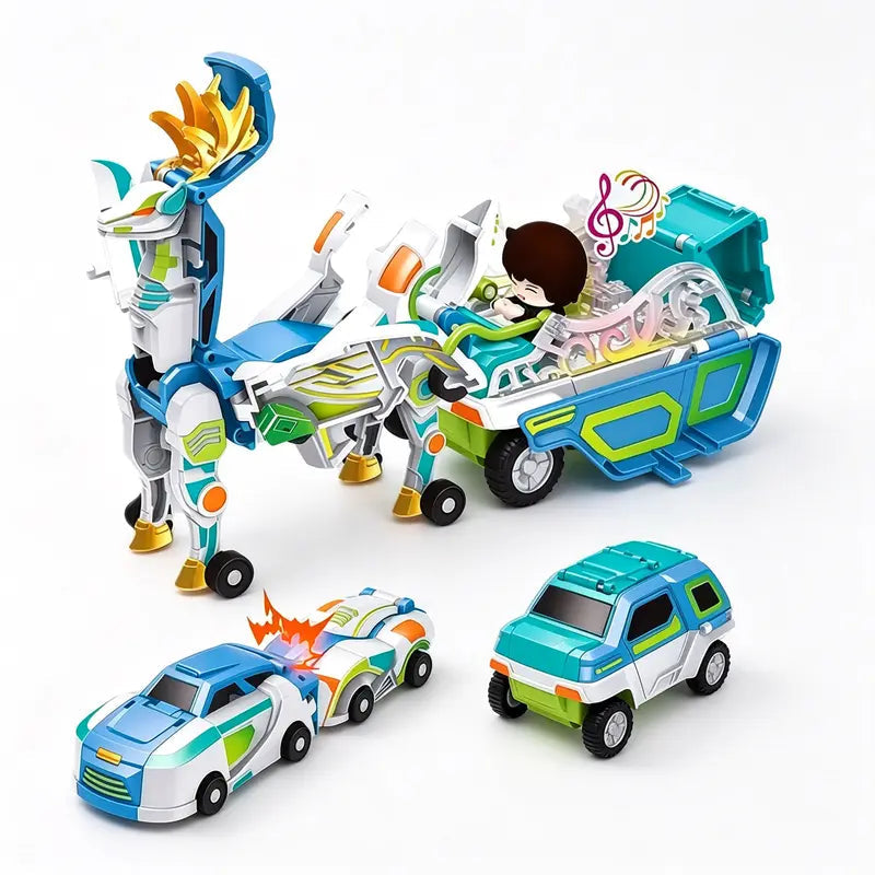 ✨2-in-1 Magnetic Transforming Dragon Car Toy🚗