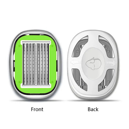 🎁Manual Bald Head Shaver Kit with Spare Blade &amp; Travel Case