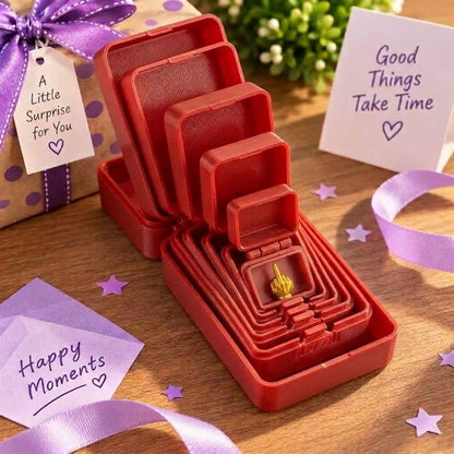 🔥 6-Layer Nesting Prank Gift Box