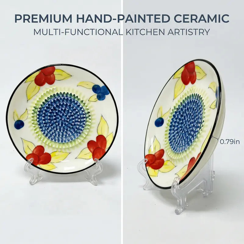 Handmade Ceramic Garlic Grater Plate Garlic