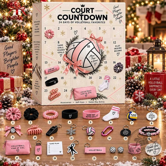 🎉Court Countdown Volleyball Advent Calendar 2026 - Tanirigifts