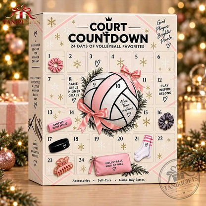 🎉Court Countdown Volleyball Advent Calendar 2026 - Tanirigifts