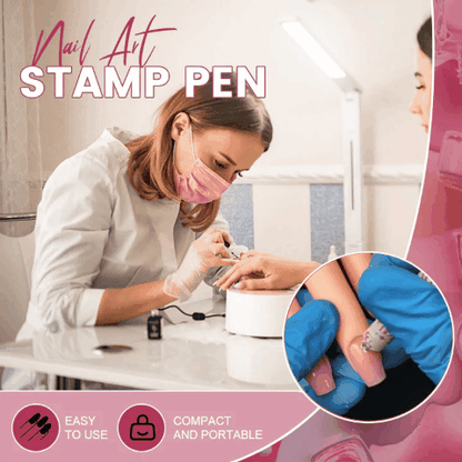 🔥 Nail Art Stamp Pen