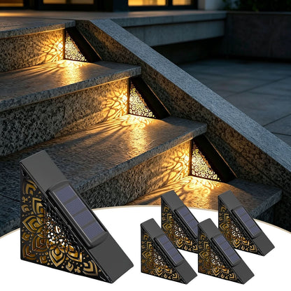 🎉Stepora - Solar Metal Outdoor Step Lights
