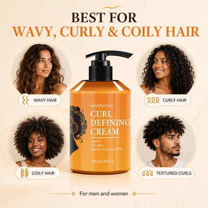 🎁Rosemary & Argan Curl Defining Cream for Soft, Bouncy Natural Curls